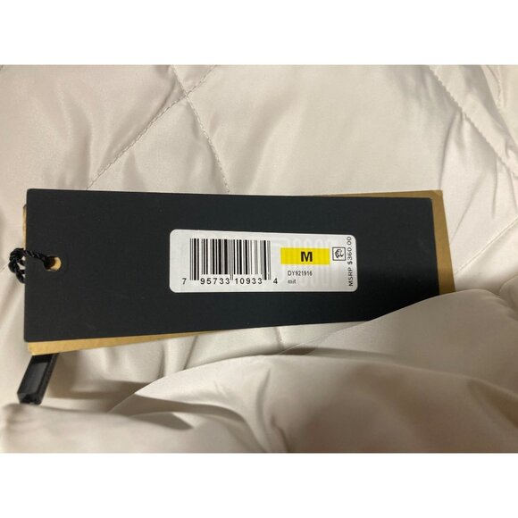 Donna Karan Diamond Quilted Hooded Puffer Long Coat Jacket Medium New with Tag - Picture 2 of 4